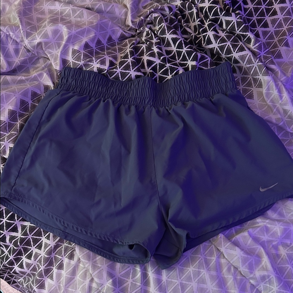 blue nike shorts